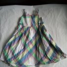 Chaps Ralph Lauren Girls Plaid Dress Summer 18 24 24m