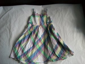 Chaps Ralph Lauren Girls Plaid Dress Summer 18 24 24m