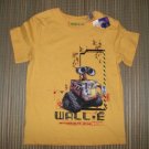 WALL E Boys Yellow Disney Pixar T Shirt NEW NWT 2 3 3T