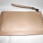 COACH DARCY BOW LARGE WRISTLET CLUTCH SAND LEATHER MODEL 51669