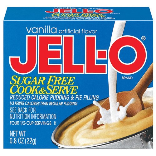 Jell-o Jello Sugar Free Vanilla Cook & Serve Pudding & Pie ...