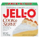 Jell-o Jello Banana Cream Cook & Serve Pudding & Pie Filling, 3 Oz