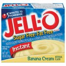 Jell-o Jello Instant Banana Cream Sugar Free & Fat Free Pudding & Pie Filling, .9 Oz