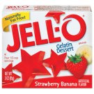 Jell-o Jello Strawberry Banana Gelatin Dessert, 3 Oz