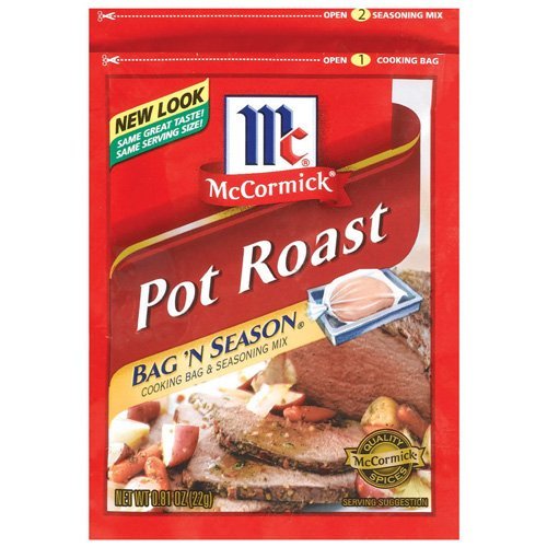 Bag 'n Season Pot Roast Cooking Bag & Seasoning Mix, .81 Oz