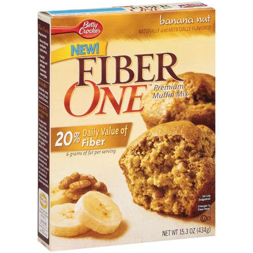 Fiber One Premium Muffin Banana Nut Mix, 15.3 Oz