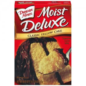 Duncan Hines Moist Deluxe Classic Yellow Cake Mix, 18.25 oz