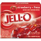 Jell-o Jello Strawberry Gelatin Dessert, 6 Oz