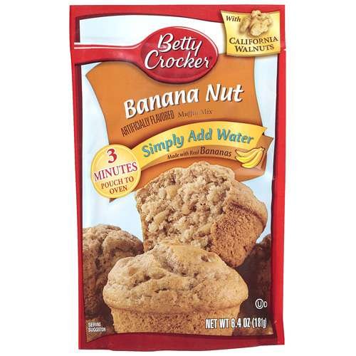 Betty Crocker Banana Nut Muffin Mix 6 4 Oz