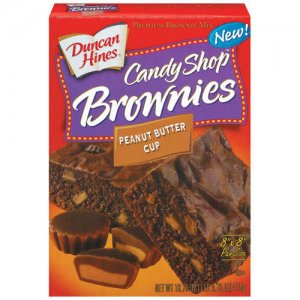 Duncan Hines Candy Shop Peanut Butter Cup Brownies, 16.76 oz