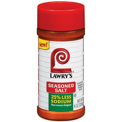 25% Less Sodium Lawry's Seasoned Salt, 8 Oz