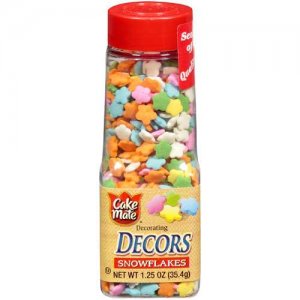 Cake Mate Snowflakes Decorating Decors, 1.25 Oz