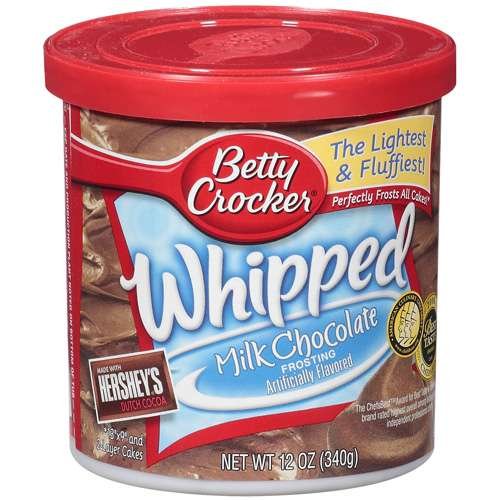 Betty Crocker Milk Chocolate Whipped Frosting, 12 Oz