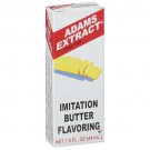 Adams Extract Imitation Butter Flavoring Extract, 1.5 Fl Oz