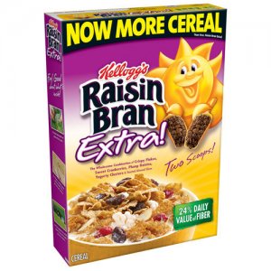 Kellogg's Raisin Bran Extra! Cereal, 15 oz