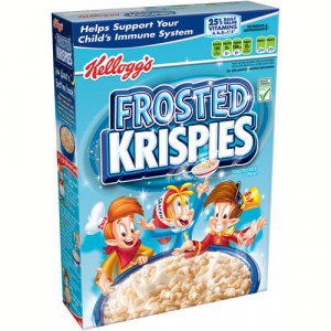 Kellogg's Frosted Krispies Toasted Rice Cereal, 12.5 Oz