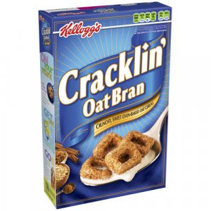 Kellogg's Cracklin' Oat Bran Cereal, 17 Oz