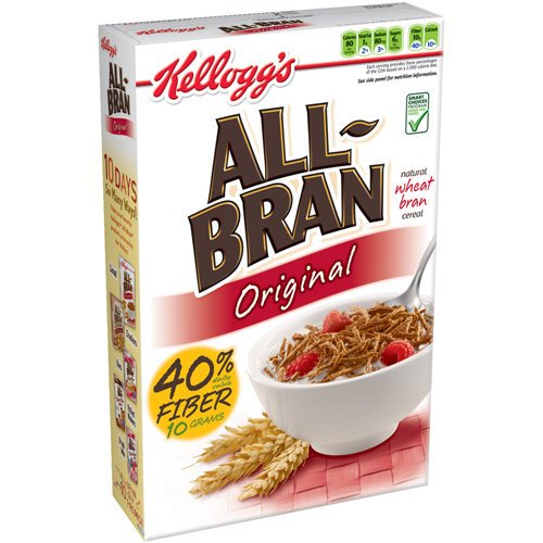 Kellogg's All-Bran Original Cereal, 18.3 Oz