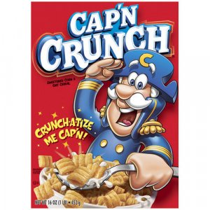 Captain Cap'N Crunch Sweetened Corn & Oat Cereal Cereal, 16 Oz
