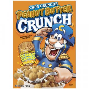 Captain Cap'N Crunch Crunch Peanut Butter Crunch Cereal, 14 Oz