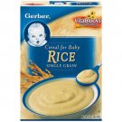 Gerber Dry Cereals Rice Single Grain Cereal For Baby, 16 Oz