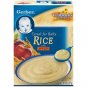 Gerber Fruit Cereals Rice w/Apples Cereal For Baby, 8 Oz
