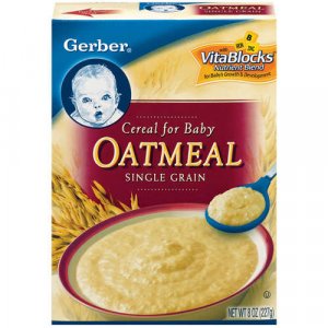 Gerber Oatmeal Single Grain Cereal For Baby, 8 Oz