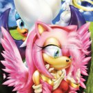 POSTER - 009 - 'Sonic Angel like Amy Rose with angel chao and a jealous Rouge the bat'