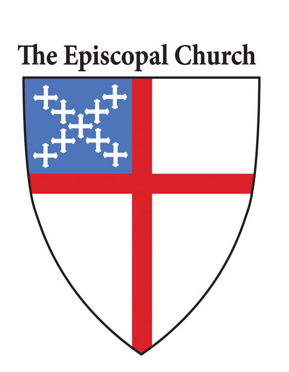 Episcopal Church Car Decal 3" x 4 1/8" (Package of 4)