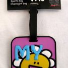 LUGGAGE TAG PINK HAPPY FLOWER FASHION ID BAG TAG