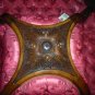 Heavily Carved Victorian Walnut Confidante Settee