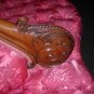 Heavily Carved Victorian Walnut Confidante Settee