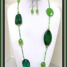 Fashion Jewelry Necklace Earring Set Costume Jewelry