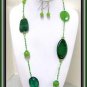 Fashion Jewelry Necklace Earring Set Costume Jewelry