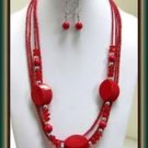 Fashion Jewelry Necklace Earring Set Costume Jewelry