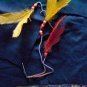 feather hair clips