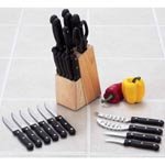 Diamond Cut&Acirc;&reg; 24pc Cutlery Set in Wood Block