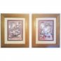 Barbara Mock Framed Prints Love Grows in a Garden Home Interiors Wall Art Set of 2 Pictures
