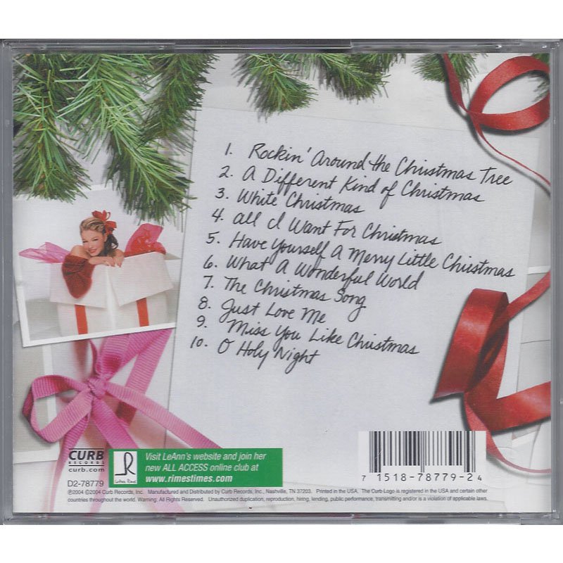 LeAnn Rimes What a Wonderful World Christmas CD 2004