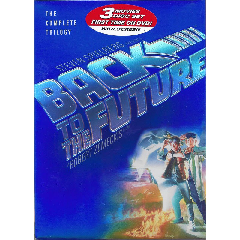 Back to the Future The Complete Trilogy 3-DVD Box Set Michael J Fox Christopher Lloyd Widescreen