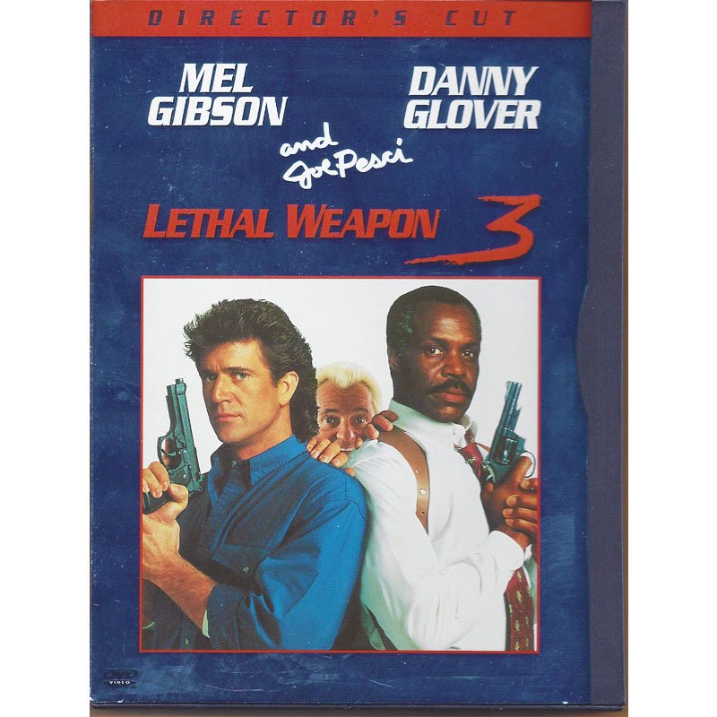 Lethal Weapon 3 Director's Cut DVD Mel Gibson Danny Glover Joe Pesci Rene Russo Widescreen