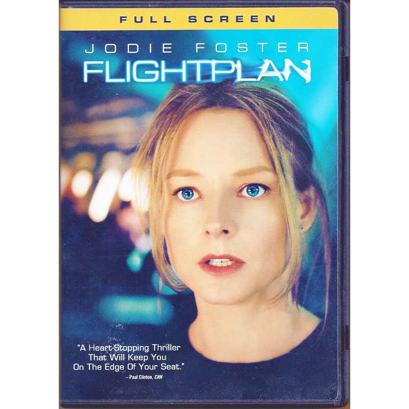 Flightplan DVD Jodie Foster Sean Bean Peter Sarsgaard Erika Christensen Full Screen