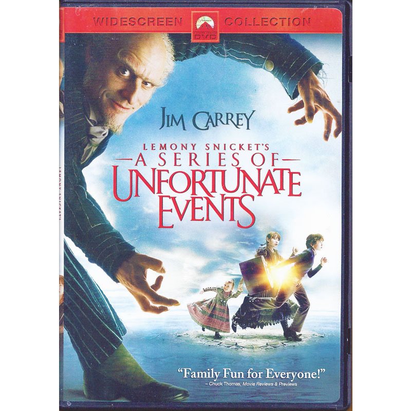 Lemony Snicket's A Series of Unfortunate Events DVD Jim Carrey Jude Law ...