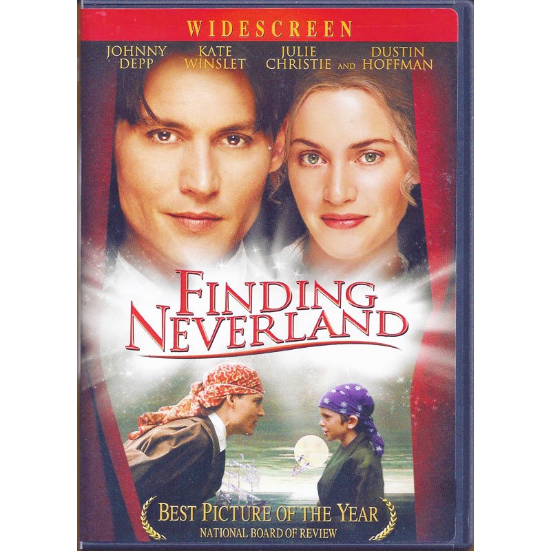 Finding Neverland DVD Johnny Depp Kate Winslet Dustin Hoffman Widescreen