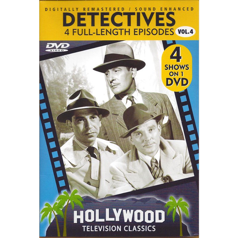 Hollywood Classics Detectives DVD Dick Tracy Mark Saber Treasury Men in Action Dragnet