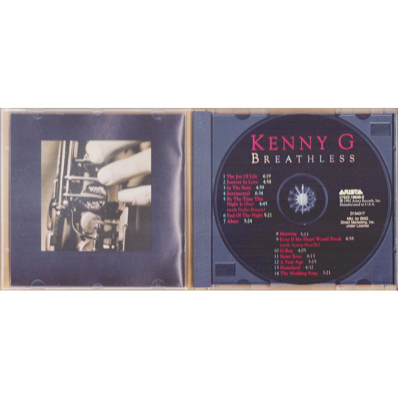 kenny g breathless cd