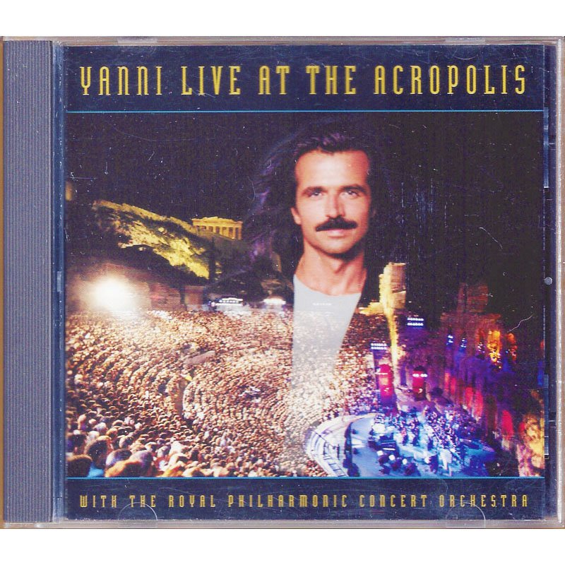 Yanni Live at the Acropolis with The Royal Philharmonic Concert Orchestra CD 1994 Club Edition