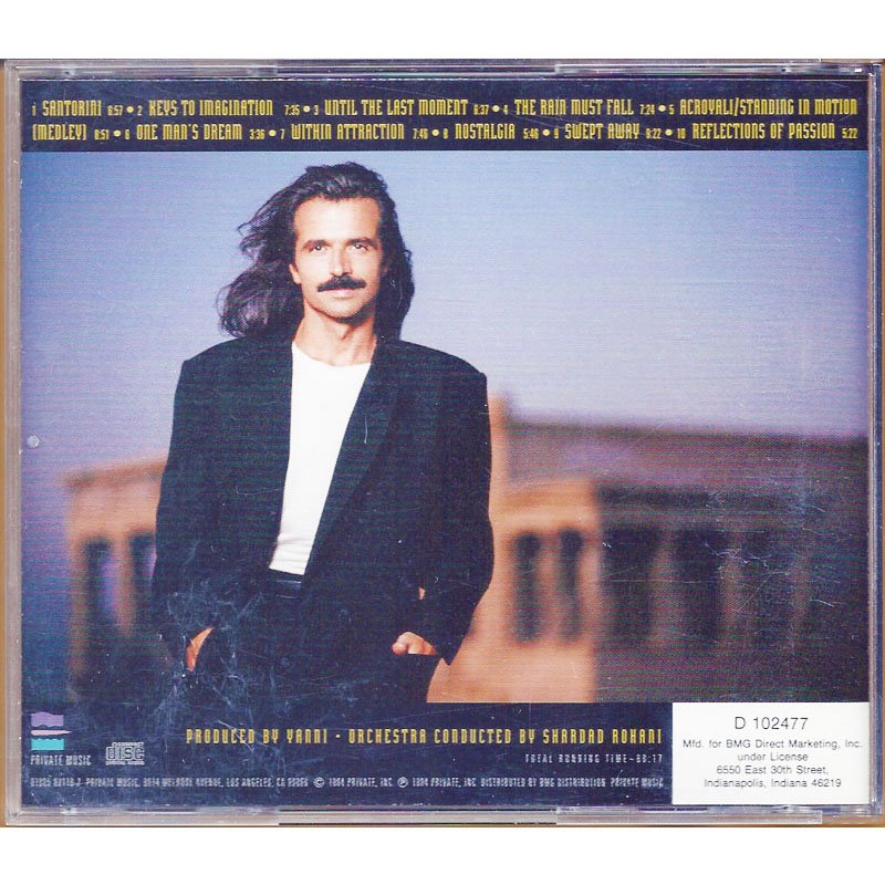 Yanni Live at the Acropolis with The Royal Philharmonic Concert ...