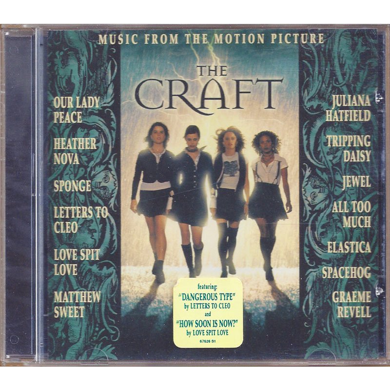 The Craft Motion Picture Soundtrack CD 90s Alternative Indie Rock Music 1996