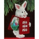 Hallmark Ornament Billboard Bunny 1990 Vintage Keepsake Christmas Collectible MIB QX5196